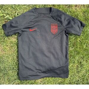 Nike Youth USWNT Academy‎ Pro Performance Raglan Top Boy's Youth Large Black